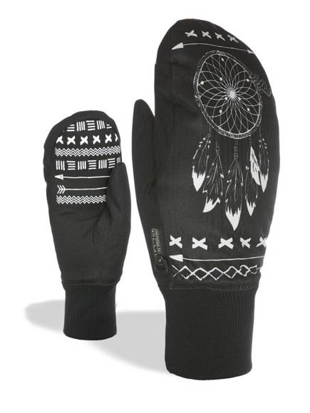 Snowboardové rukavice Level Bliss - Wmn Coral Mitt (černobílé)
