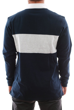 Spitfire Longsleeve - Rugby Geary navy/heather grey/white