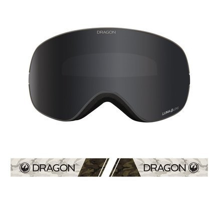 Brýle Dragon X2s - 686 Camo/L.Tmavý kouř + L.Objektiv bez růží