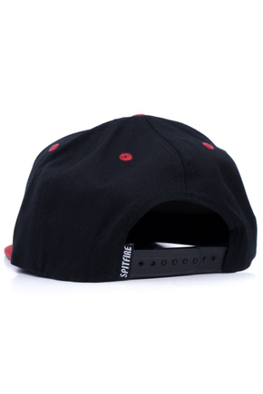 Kšiltovka Spitfire - Flying Classic Snapback black/red