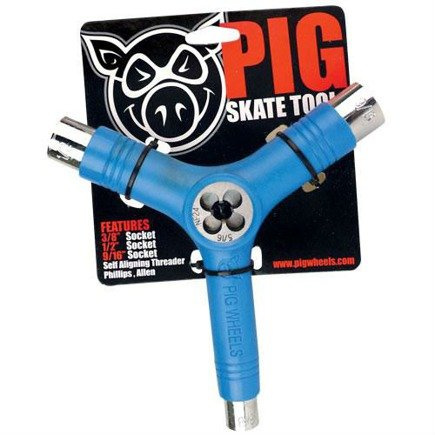 Skateboardový klíč Pig Blue