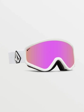 Brýle Volcom Attunga - Matte White/Pink Chrome + Yellow