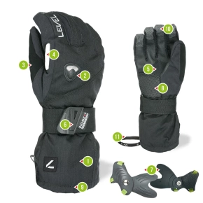 Snowboardové rukavice Level - Fly Mitt (černé)