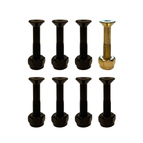 Mňau držáky - Montážní imbus (černý/zlatý)