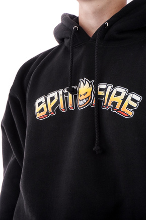 Spitfire - Mikina s kapucí Heatwave (černá)