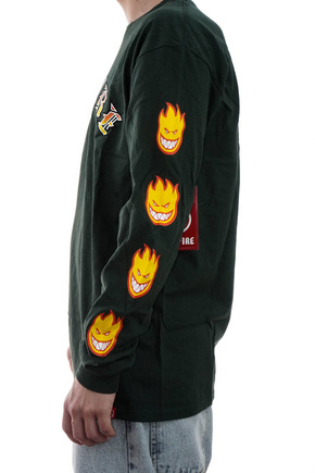 Mikina Spitfire - Old E Bighead (lesní zelená)