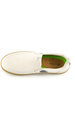 Boty Cariuma - Slip On Skate Pro Vintage White Suede and Canvas Black Logo