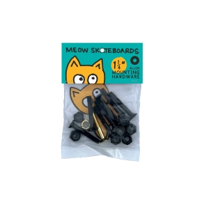 Mňau držáky - Montážní imbus (černý/zlatý)