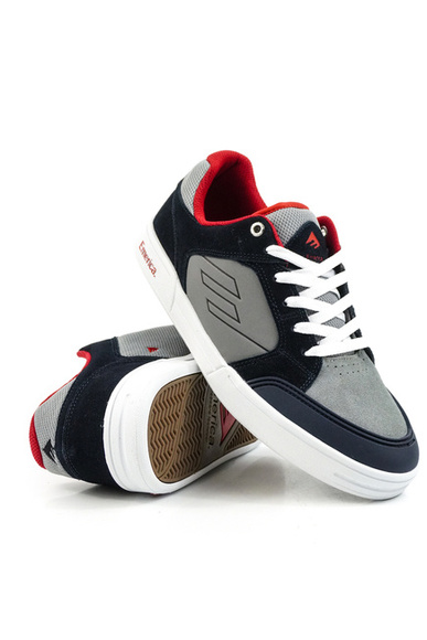 Boty Emerica - Heritic (navy/grey/red)