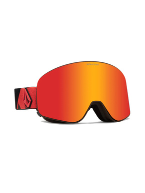 Brýle Volcom Odyssey - Oranžová/hnědá/červená Chrome + Yellow