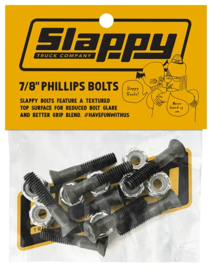 Šlapací sestavy - šrouby Phillips Hardware (černé)
