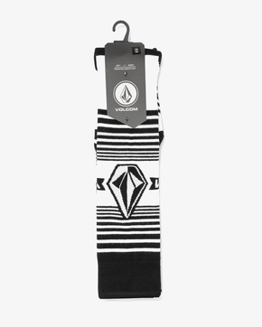 Ponožky Volcom - Horizon Wool Bend OTC (bílá/černá)