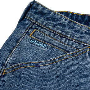 Kalhoty Krooked - PT Eyes Denim Twill (středně praný kámen)