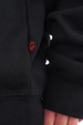 Mikina Spitfire - Zip Flames Script (černá)