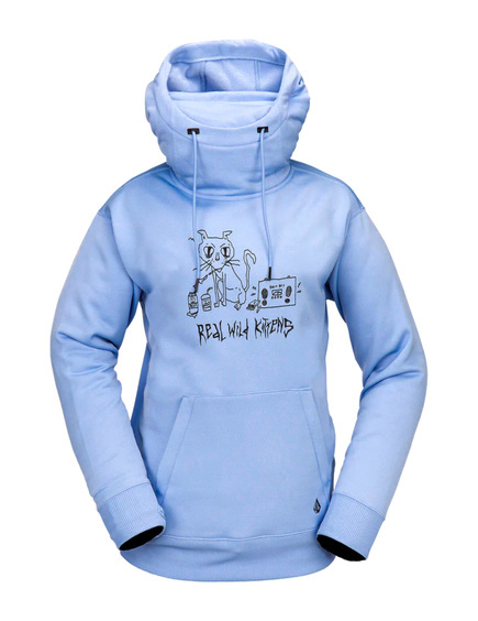 Dámská snowboardová mikina Volcom - Riding Hydro (crystal blue)