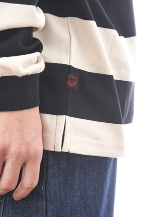 Spitfire Longsleeve - Bighead Rugby Geary off white/black