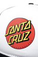  Snapback Santa Cruz - Classic Dot Mesh Cup white/black