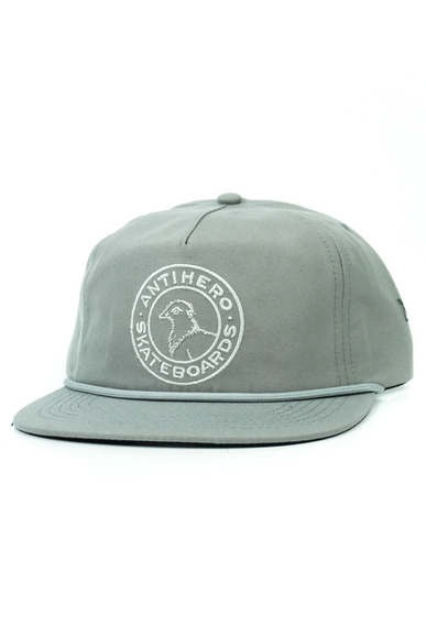 Kšiltovka Antihero - Basic Pigeon Round (šedá)