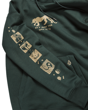 Dámská snowboardová mikina Volcom - Riding Hydro Pullover (sacrab)