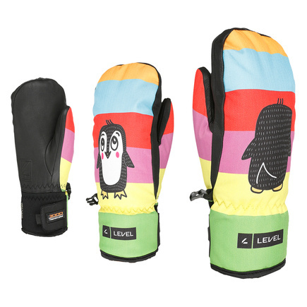 Dětské snowboardové rukavice Level - Vertigo Teen Mitten (duhové)