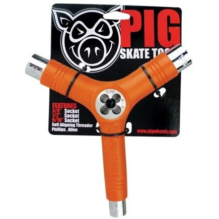 Pig Orange skateboardový klíč