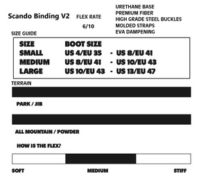 Vimana Vázání - Scando V2 (černé)