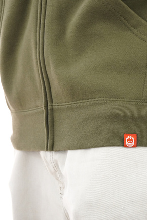 Mikina Spitfire - Zip Classic 87' Swirl (ruka/černá)