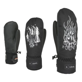 Dětské snowboardové rukavice Level -- Vertigo Teen Mitt JR. (černobílá)
