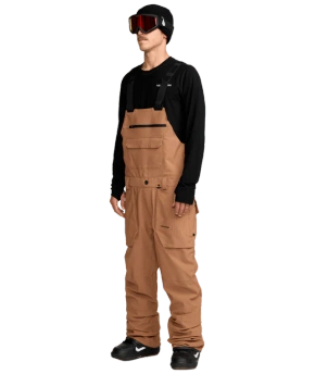 Snowboardové kalhoty Volcom - Roan BIB Overall (tmavě šedá)