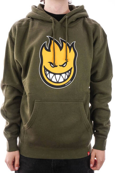 Mikina Spitfire - HD BigHead Fill (army/gold/black)