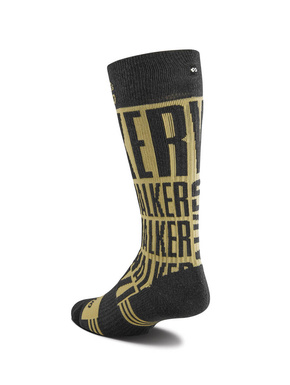 Thirty Two - Ponožky Signature Merino (hnědá/černá)