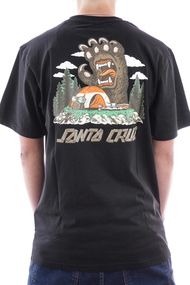 Tričko Santa Cruz - Screaming Grizzly (černé)