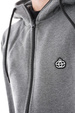 Mikina Elade - Zip Hoodie Mini Logo (šedá)