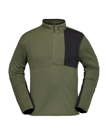 Snowboardová mikina Volcom - Gridlock Mock Neck (břečťan)
