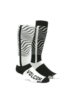 Volcom - Ponožky Heavy Over The Calf (černá/bílá)