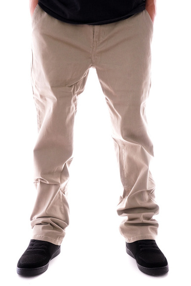 Kalhoty Etnies - Essential Straight Chino Khaki