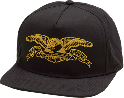 Baseballová čepice Antihero - Basic Eagle (černá/hořčicová)