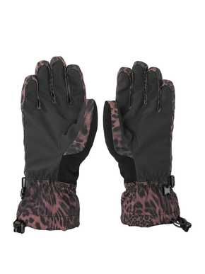 Dámské snowboardové rukavice Volcom - V.Snow Over (leopard)