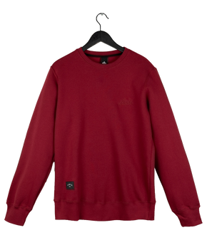 Mikina Elade - Crewneck s ručně psaným mini logem (bordó)