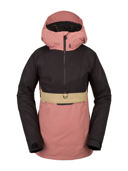 Dámská snowboardová bunda Volcom - Ashfield Pullover (earth pink)