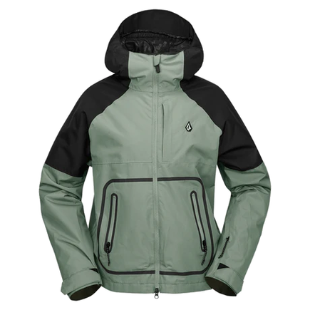 Dámská snowboardová bunda Volcom - Revna 20K (lichen green)