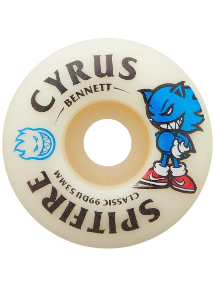Spitfire Wheels - F4 99du Classic Cyrus Bennett Burn Squad (přírodní)