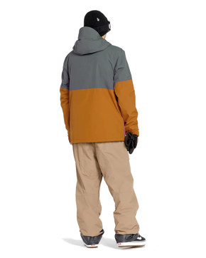 Volcom snowboardová bunda - L Ins Gore-Tex (karamelová)